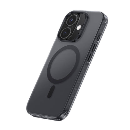 Apple iPhone 16 Plus Kılıf M-safe Şarj Özellikli Benks Lucid Armor Kapak Siyah