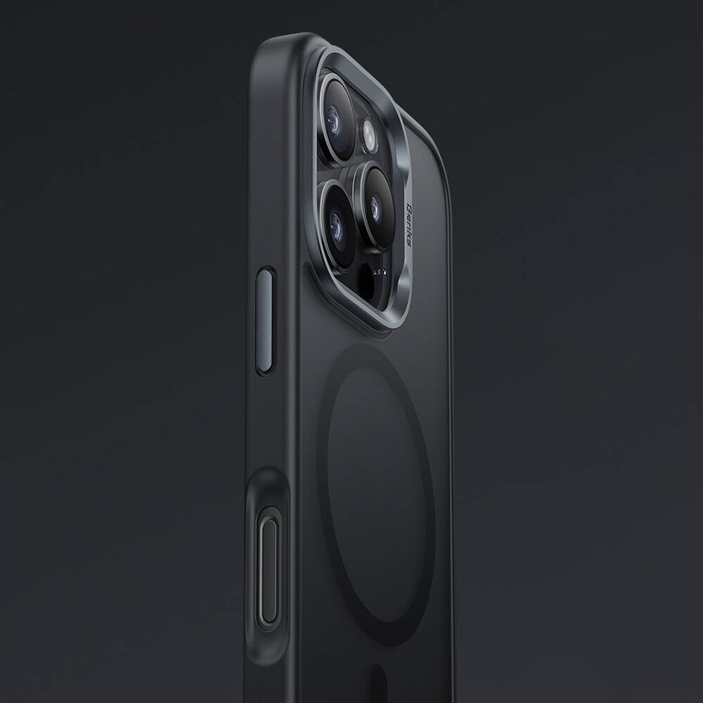 Apple iPhone 16 Plus Kılıf M-safe Şarj Özellikli Benks Mist Protective Kapak Siyah