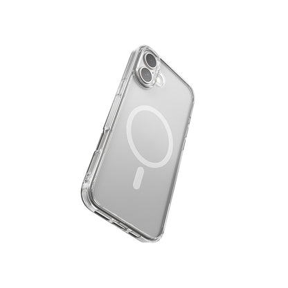 Apple iPhone 16 Plus Kılıf M-safe Şarj Özellikli Raptic Crystal M-safe Serisi Şeffaf Kapak Şeffaf