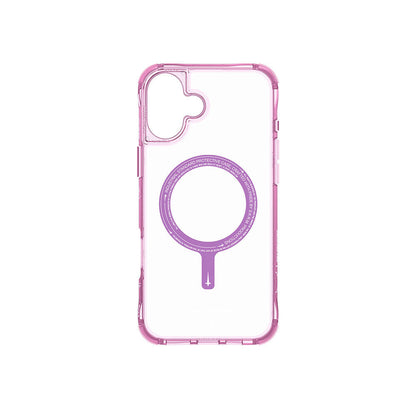 Apple iPhone 16 Plus Kılıf M-safe Şarj Özellikli Şeffaf Airbag Tasarımlı Skinarma Saido Kapak Siyah