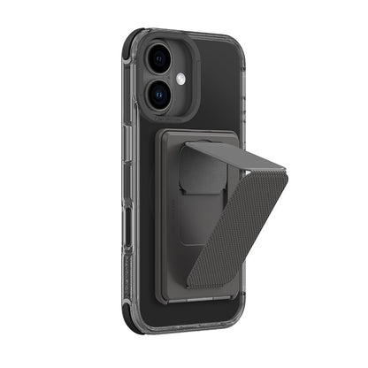 Apple iPhone 16 Plus Kılıf M-safe Şarj Özellikli Standlı Set Amazingthing Omni Adventure Serisi Kapak Siyah