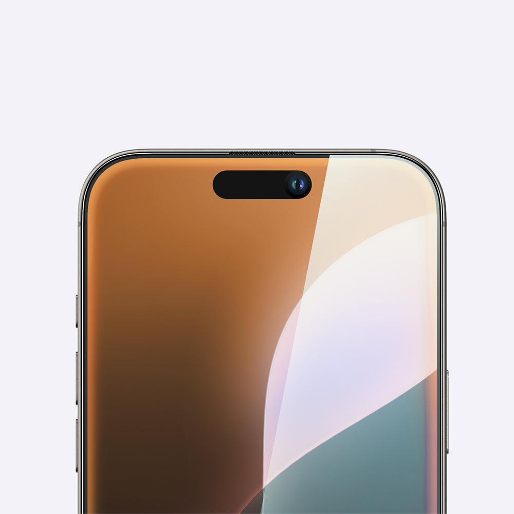 Apple iPhone 16 Pro Amazingthing Titan Max Parmak İzi Bırakmayan Temperli Cam Ekran Koruyucu Siyah