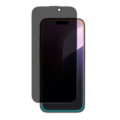 Apple iPhone 16 Pro Amazingthing Titan Privacy Parmak İzi Bırakmayan Temperli Cam Ekran Koruyucu Siyah