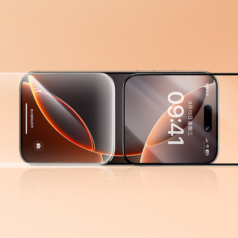 Apple iPhone 16 Pro Benks 0.3mm InvisiWarrior Ekranı Tam Kaplayan Full Şeffaf Ekran Koruyucu Şeffaf