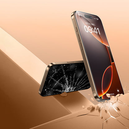 Apple iPhone 16 Pro Benks 0.3mm InvisiWarrior Ekranı Tam Kaplayan Full Şeffaf Ekran Koruyucu Şeffaf