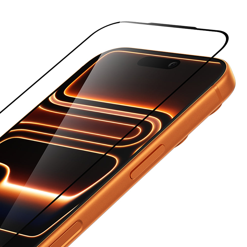 Apple iPhone 16 Pro Benks Glass Warrior 2.0 AR-EZFita Cam Ekran Koruyucu + Kolay Uygulama Aparatı Şeffaf