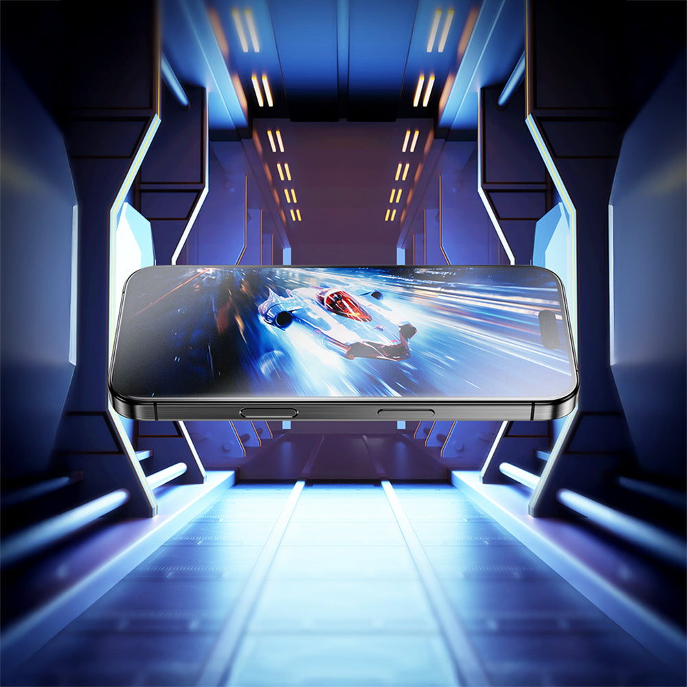 Apple iPhone 16 Pro Benks JoyTouch 0.3mm Mat Oyun Ekran Koruyucu + Kolay Uygulama Aparatı Siyah