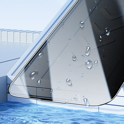 Apple iPhone 16 Pro Benks Ultra İnce Kenarlı Ekran Koruyucu + Kolay Uygulama Aparatlı Siyah