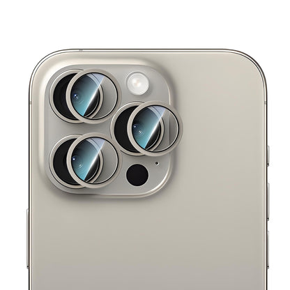 Apple iPhone 16 Pro CaseWorld Alloy Two-Color Serisi Lens Koruyucu Gold