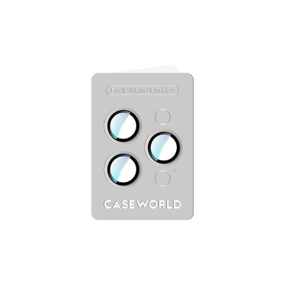 Apple iPhone 16 Pro CaseWorld Alloy Two-Color Serisi Lens Koruyucu Gri