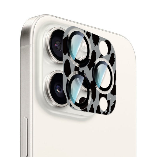 Apple iPhone 16 Pro CaseWorld Crystal Color Serisi Full Kamera Lens Koruyucu Gri