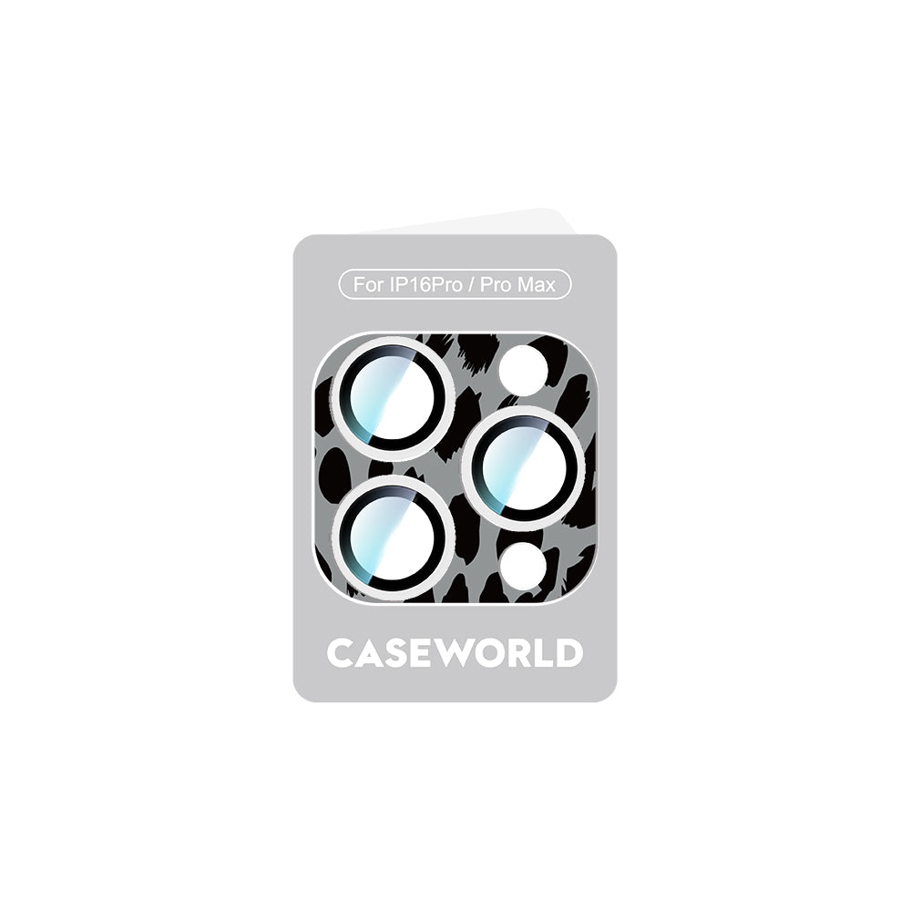 Apple iPhone 16 Pro CaseWorld Crystal Color Serisi Full Kamera Lens Koruyucu Gri
