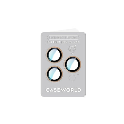 Apple iPhone 16 Pro CaseWorld Sapphire Serisi Anti Reflective Lens Koruyucu Gümüş