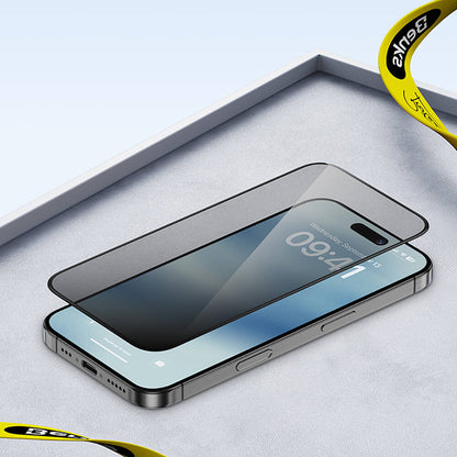 Apple iPhone 16 Pro Hidrofobik Ve Oleofobik Özellikli Benks Privacy Air Shield 0.4mm Ekran Koruyucu 10'lu Paket Şeffaf