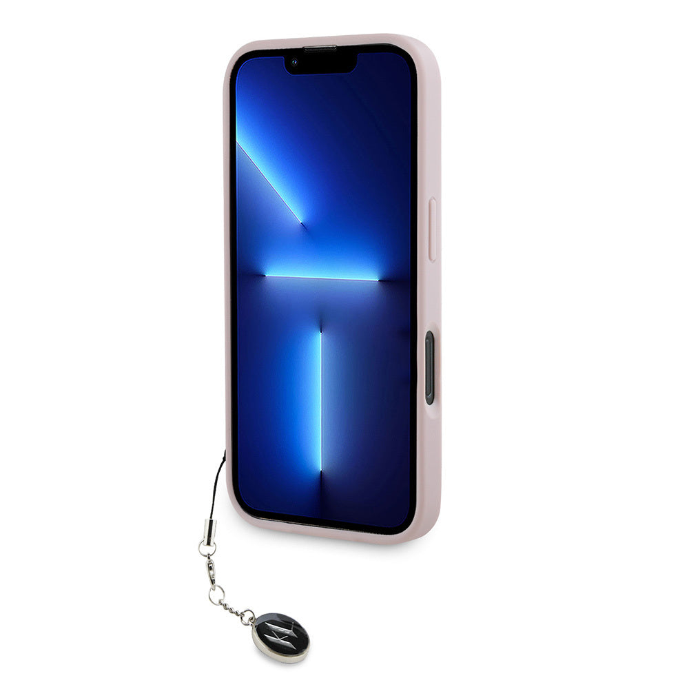 Apple iPhone 16 Pro Kılıf Karl Lagerfeld Orjinal Lisanslı Anahtarlıklı Taşlı KL Yazılı Saffiano Rhinestones Kapak Siyah