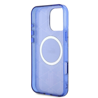 Apple iPhone 16 Pro Kılıf Lacoste Orjinal Lisanslı M-safe Şarj Özellikli IML Baskılı Gümüş Timsah Logolu Monogram Kapak Yeşil