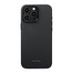 Apple iPhone 16 Pro Kılıf M-safe Şarj Özellikli Aramid Fiber Pitaka Military-Grade Classic Serisi New Logo Black-Grey Twill Kapak