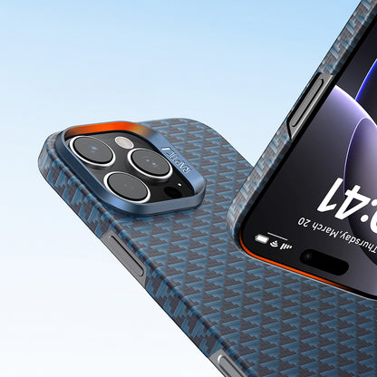 Apple iPhone 16 Pro Kılıf M-safe Şarj Özellikli Raptic Aramid Skin Origin Serisi Kapak Kırmızı