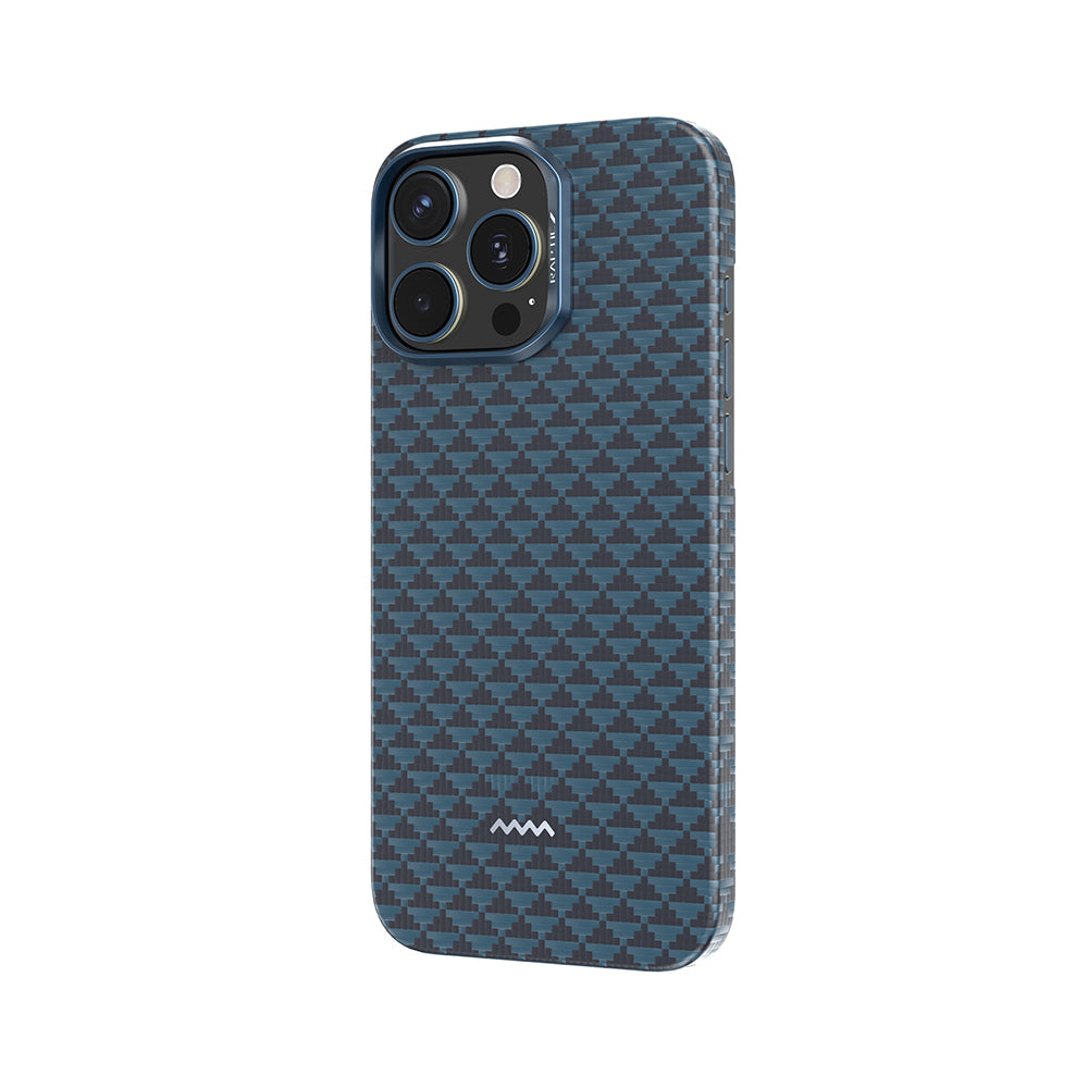 Apple iPhone 16 Pro Kılıf M-safe Şarj Özellikli Raptic Aramid Skin Origin Serisi Kapak Kahverengi