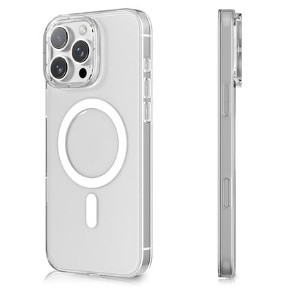 Apple iPhone 16 Pro Kılıf M-safe Şarj Özellikli Youngkit Ice Serisi Kapak Şeffaf