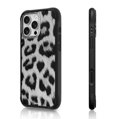 Apple iPhone 16 Pro Kılıf M-safe Şarj Özellikli Youngkit Leopard Serisi Kapak Siyah