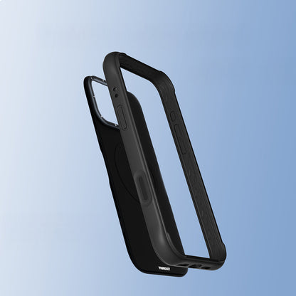 Apple iPhone 16 Pro Kılıf M-safe Şarj Özellikli Youngkit Macaroon Serisi Kapak Sarı