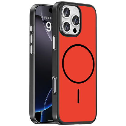 Apple iPhone 16 Pro Kılıf M-Safe Şarj Özellikli Zore Lora PC Kapak