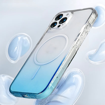 Apple iPhone 16 Pro Kılıf M-Safe Şarj Özellikli Zore Septik Silikon Kapak Turuncu