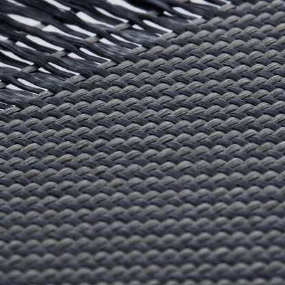 Apple iPhone 16 Pro Kılıf M-safe Şarj Özellikli 600D Aramid Fiber Pitaka Ultra-Slim Classic Serisi Black-Grey Twill Kapak Siyah