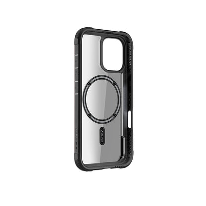 Apple iPhone 16 Pro Kılıf M-safe Şarj Özellikli Airbagli Raptic Shield Serisi Şeffaf Arka Yüzey Kapak Colorful