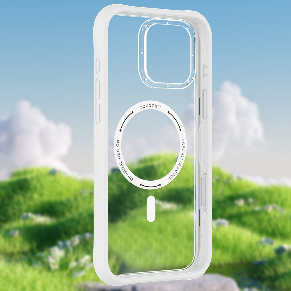 Apple iPhone 16 Pro Kılıf M-safe Şarj Özellikli Airbagli Youngkit Dynamic 2 Serisi Kapak Siyah