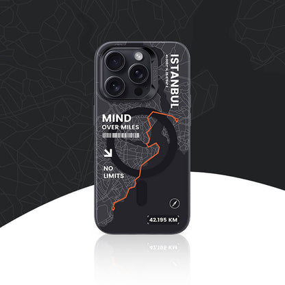 Apple iPhone 16 Pro Kılıf M-safe Şarj Özellikli Benks City Serisi Kapak Mavi