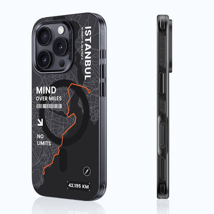 Apple iPhone 16 Pro Kılıf M-safe Şarj Özellikli Benks City Serisi Kapak Mavi