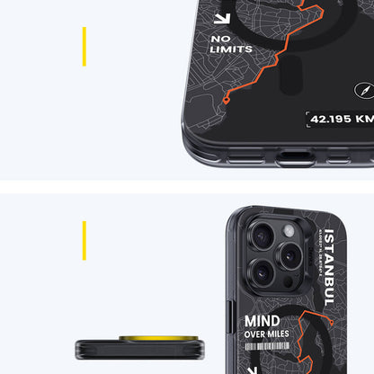 Apple iPhone 16 Pro Kılıf M-safe Şarj Özellikli Benks City Serisi Kapak Mavi