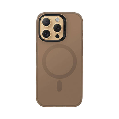 Apple iPhone 16 Pro Kılıf M-safe Şarj Özellikli Benks Lucid Armor Kapak Gold