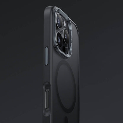 Apple iPhone 16 Pro Max Kılıf M-safe Şarj Özellikli Benks Mist Protective Kapak Gri