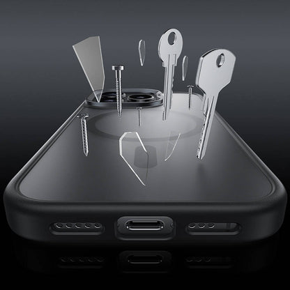 Apple iPhone 16 Pro Kılıf M-safe Şarj Özellikli Benks Mist Protective Kapak Siyah