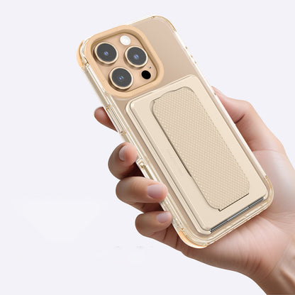 Apple iPhone 16 Pro Kılıf M-safe Şarj Özellikli Standlı Set Amazingthing Omni Adventure Serisi Kapak Rose Gold