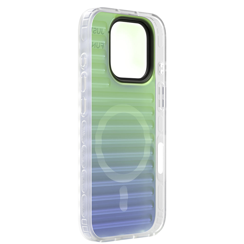 Apple iPhone 16 Pro Kılıf M-safe Şarj Özellikli Youngkit Geek Serisi Kapak Siyah