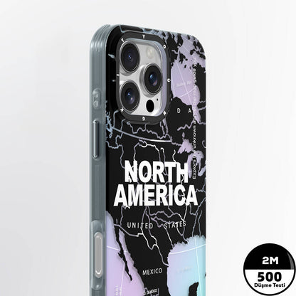 Apple iPhone 16 Pro Kılıf M-safe Şarj Özellikli Youngkit Universal Serisi Kapak Siyah-Beyaz