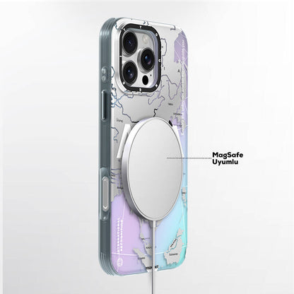 Apple iPhone 16 Pro Kılıf M-safe Şarj Özellikli Youngkit Universal Serisi Kapak Siyah