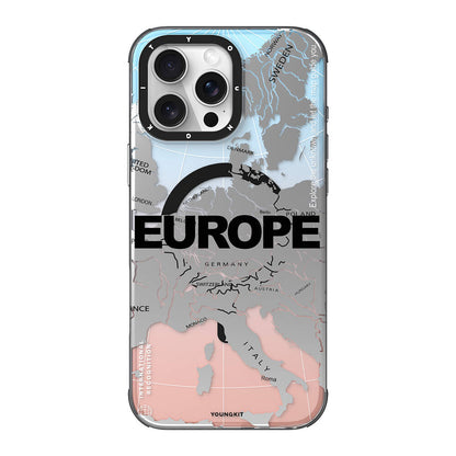 Apple iPhone 16 Pro Kılıf M-safe Şarj Özellikli Youngkit Universal Serisi Kapak Siyah