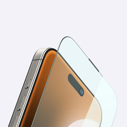 Apple iPhone 16 Pro Max Amazingthing Titan Max Parmak İzi Bırakmayan Temperli Cam Ekran Koruyucu Siyah