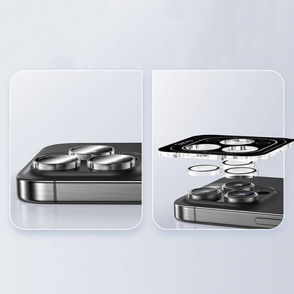 Apple iPhone 16 Pro Max Benks AR Glass Warrior Transparan Premium Cam Kamera Lens Koruyucu Şeffaf