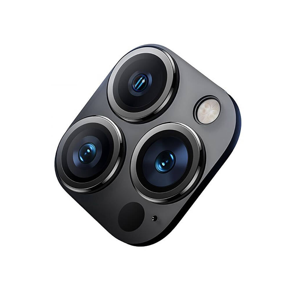 Apple iPhone 16 Pro Max Benks DR Safir Kamera Lens Koruyucu Titanyum-Gri