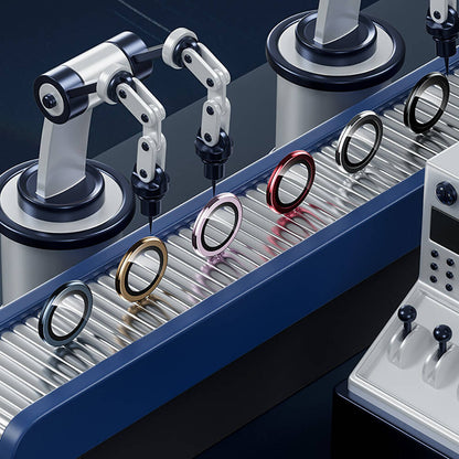 Apple iPhone 16 Pro Max Benks DR Safir Kamera Lens Koruyucu Titanyum-Gri