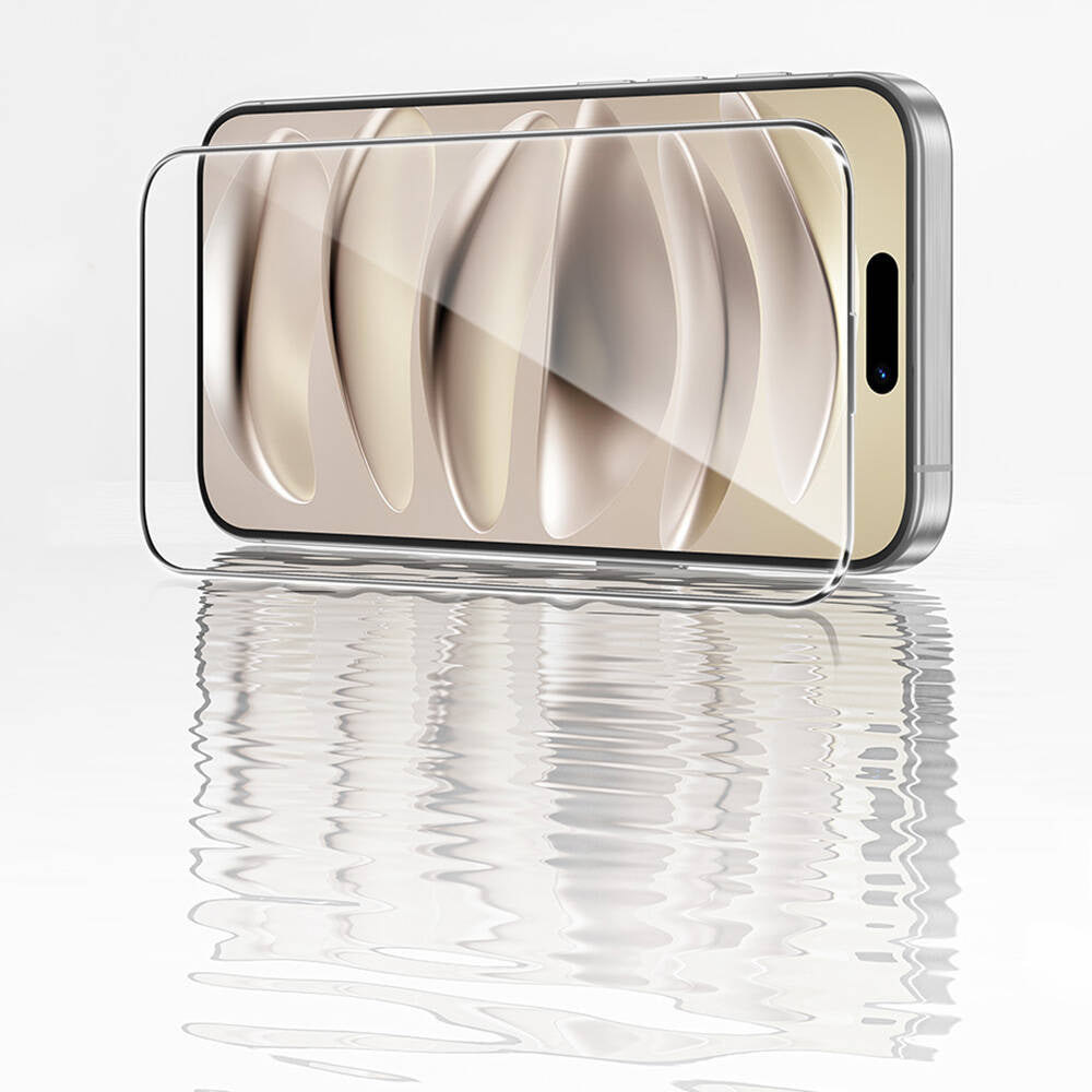 Apple iPhone 16 Pro Max Benks Glass Warrior HD 0.3mm Cam Ekran Koruyucu + Kolay Uygulama Aparatlı Siyah