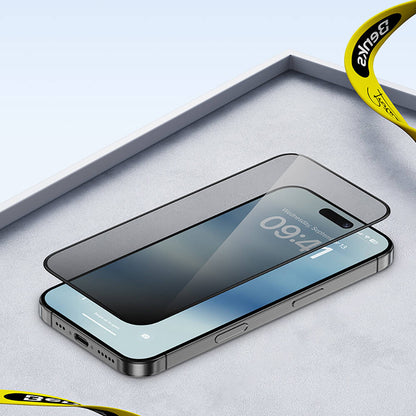 Apple iPhone 16 Pro Max Benks Ultra Shield 0.3mm Privacy Ekran Koruyucu + Kolay Uygulama Aparatlı Siyah