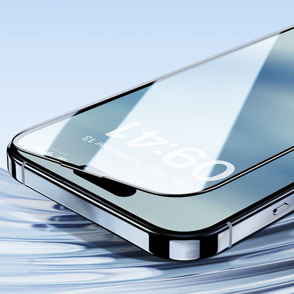 Apple iPhone 16 Pro Max Benks Ultra Shield 0.9mm Çerçeveli 0.3mm Ekran Koruyucu + Kolay Uygulama Aparatlı Siyah