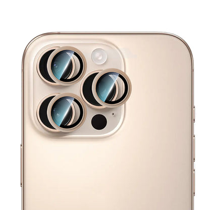 Apple iPhone 16 Pro Max CaseWorld Alloy Serisi Oleofobik Anti Reflective Kamera Lens Koruyucu Gümüş